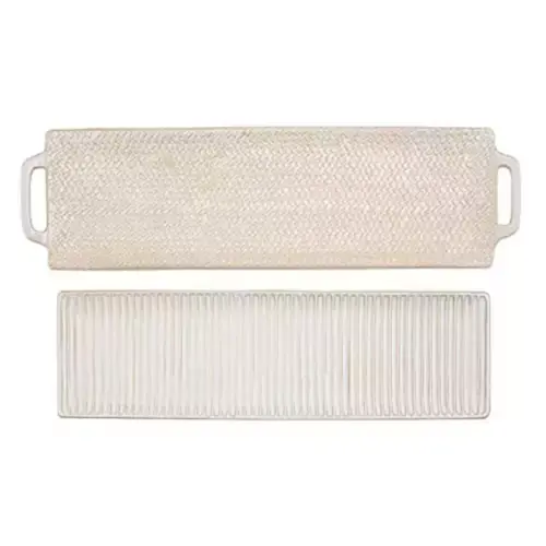 Long Nested Stoneware Trays