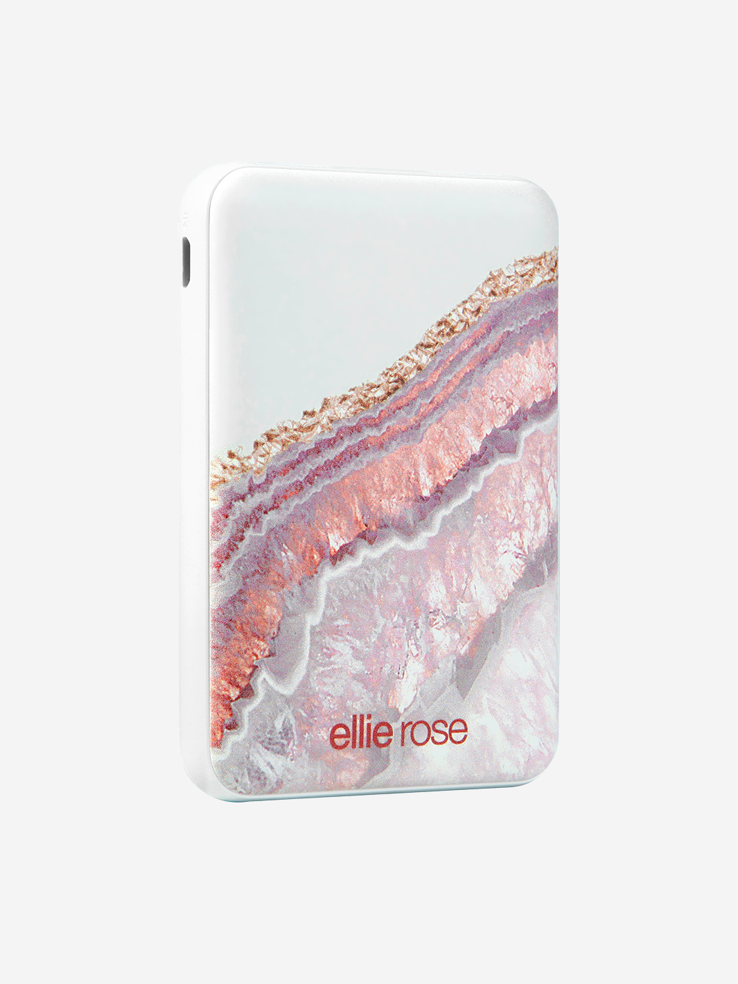 Rose Gold Agate Power Bank