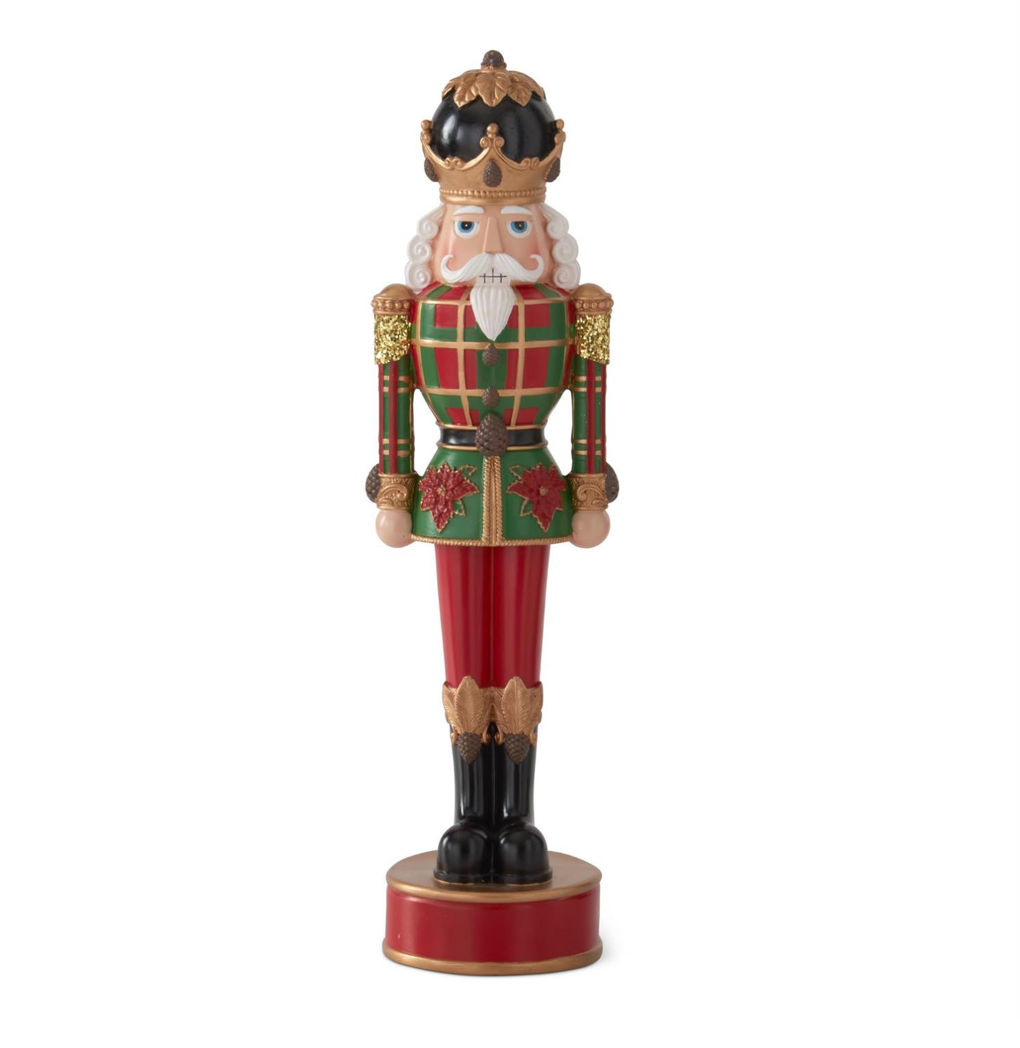 Red & Green Plaid Coat Nutcracker