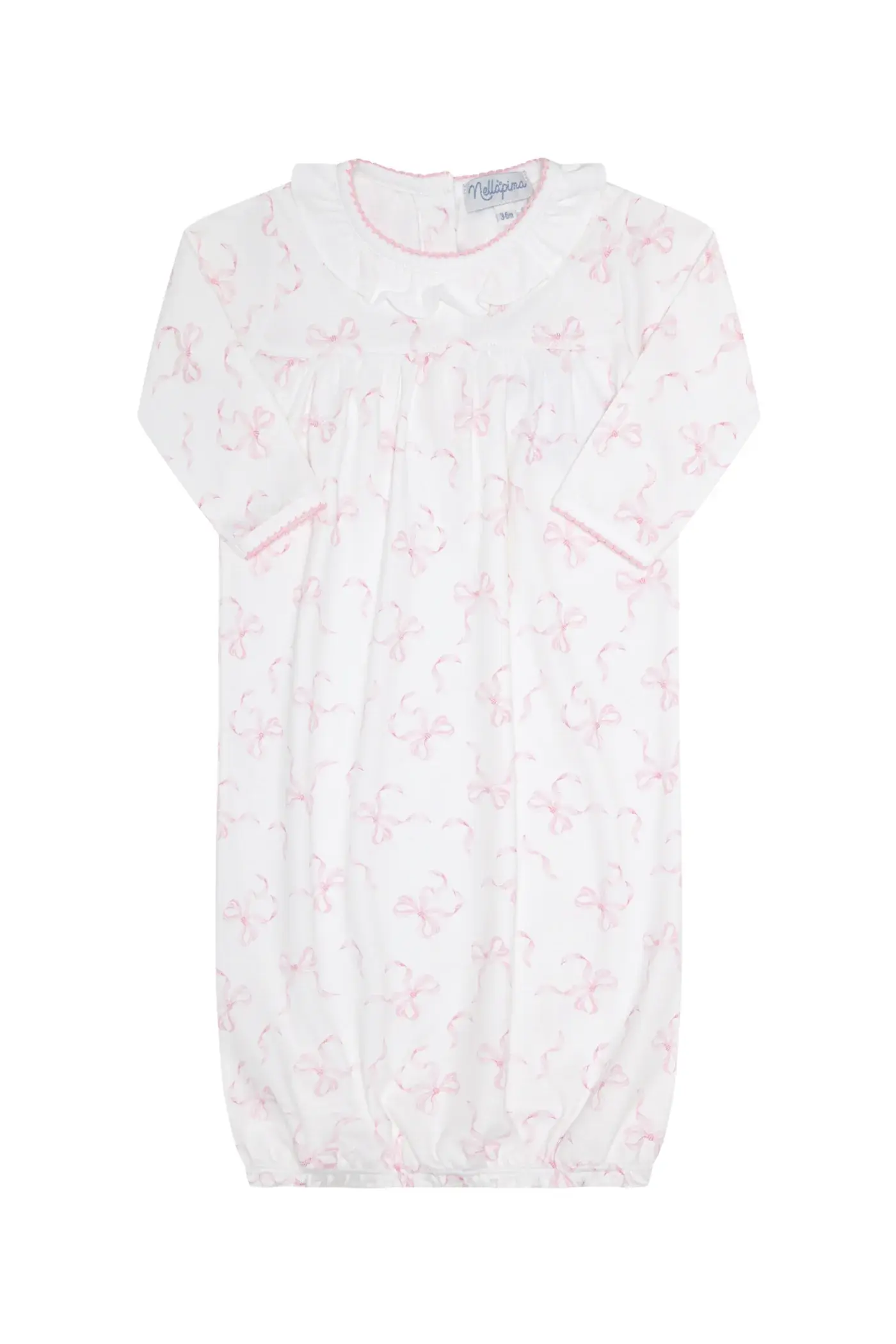 Charming Bows Print Gown