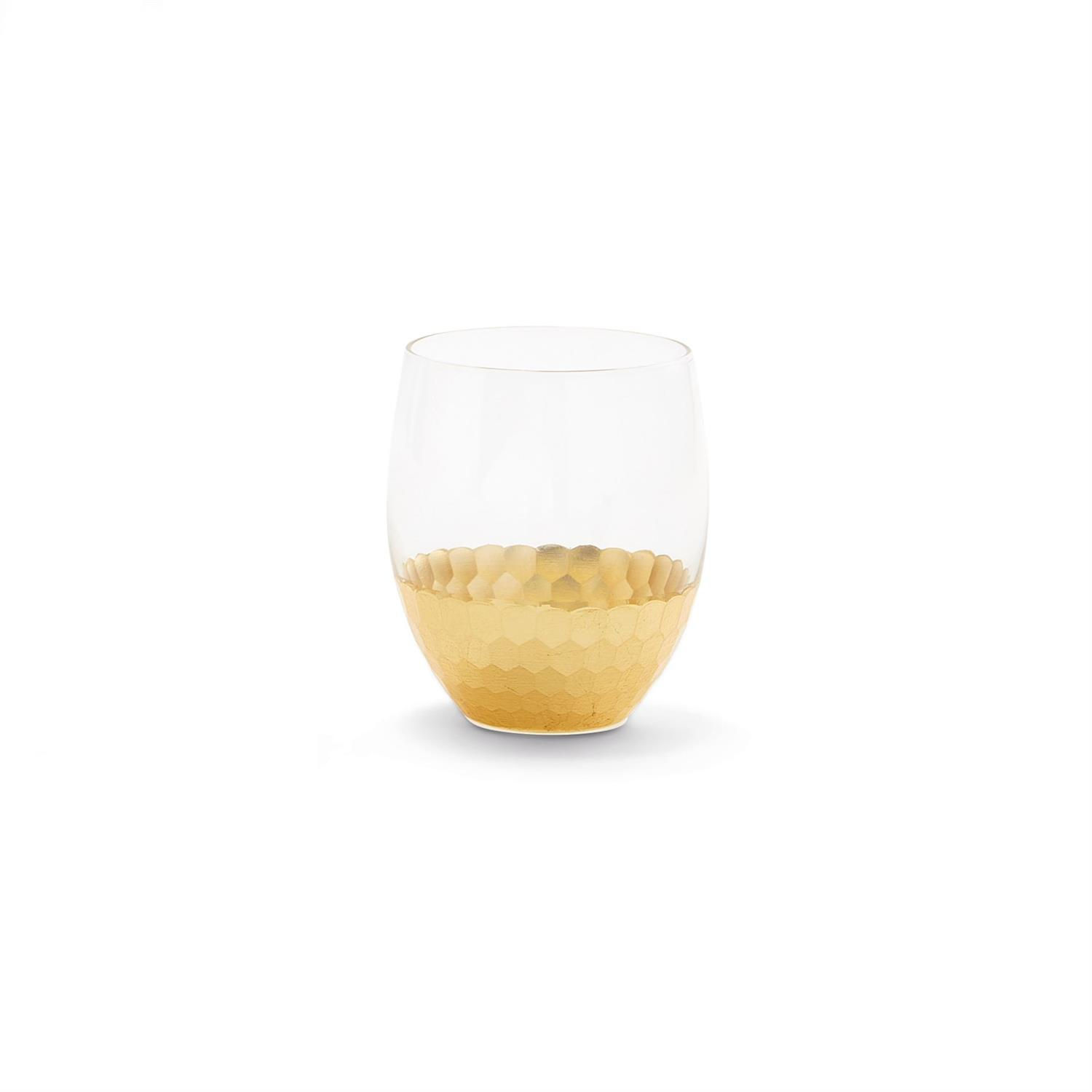 Gold Standard Stemless Wine Glass Set of 4