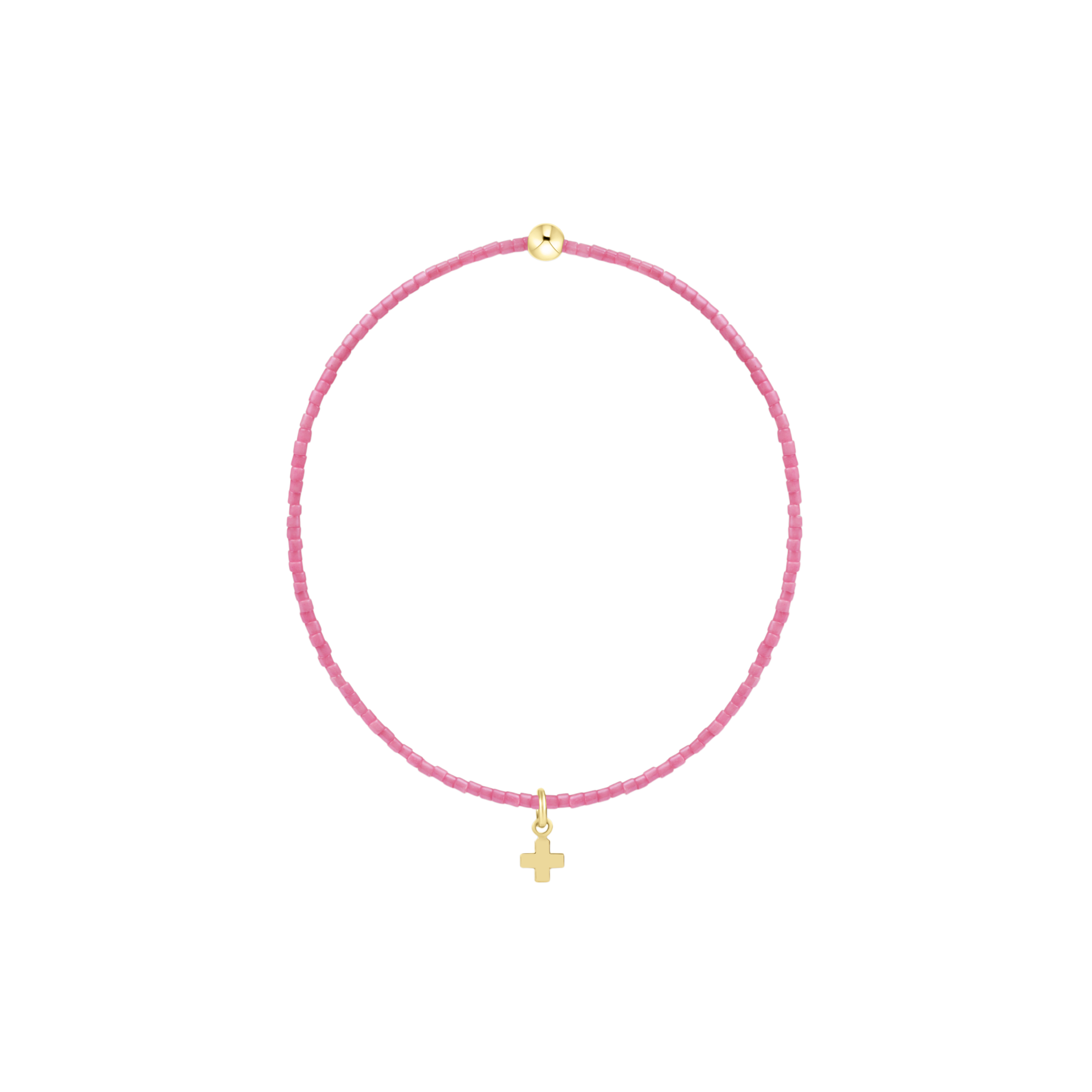 Hope Classic Bracelet - Signature Cross Small Gold Charm