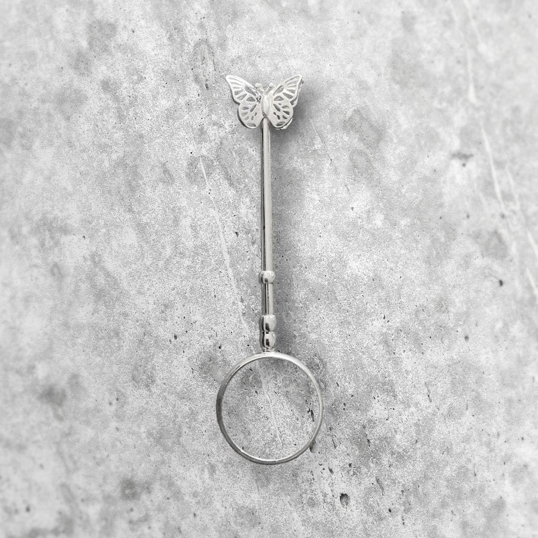 Silver Butterfly Joint Holder