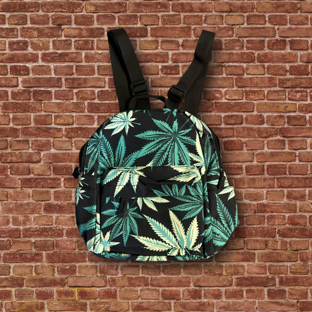 Weed Leaf Mini Backpack