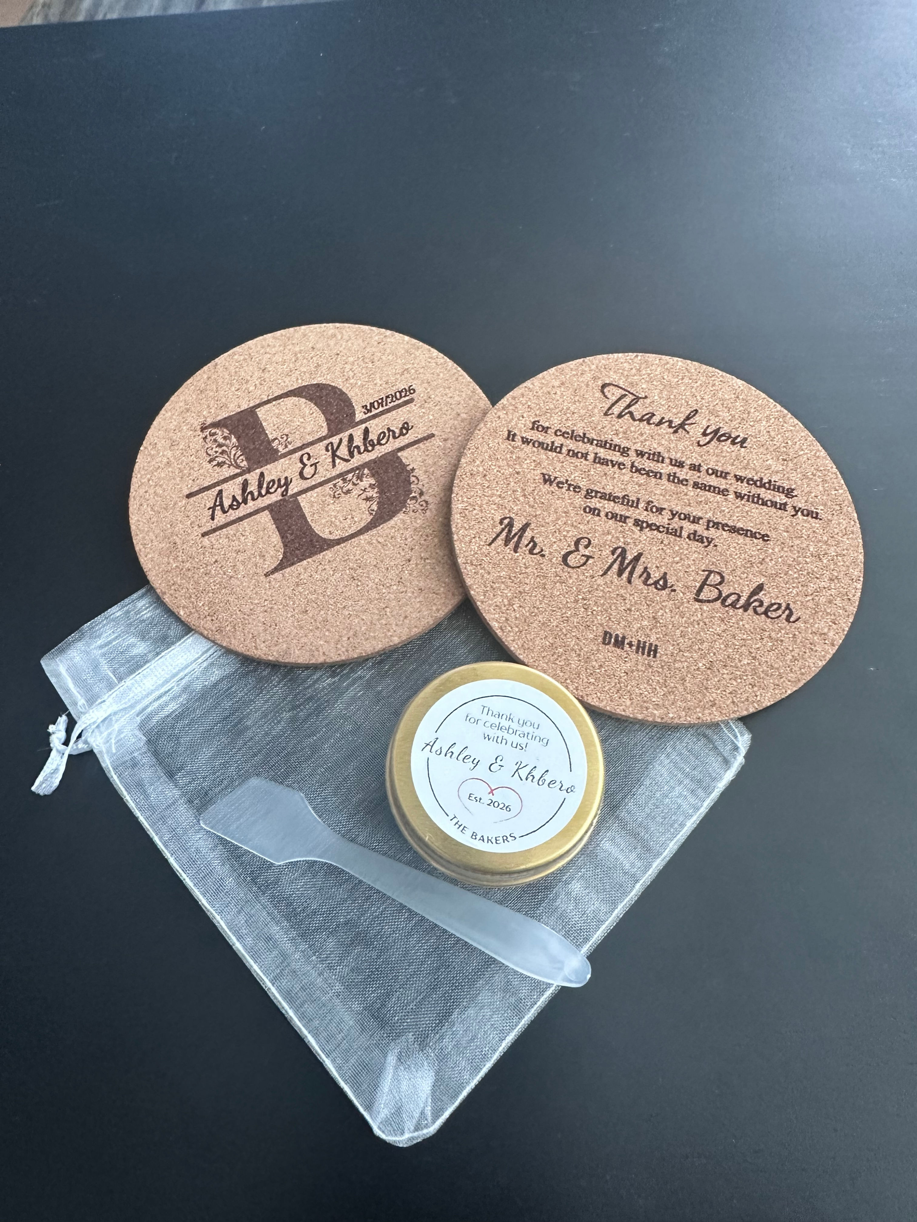 DM+HH™ Personalized Wedding Favors