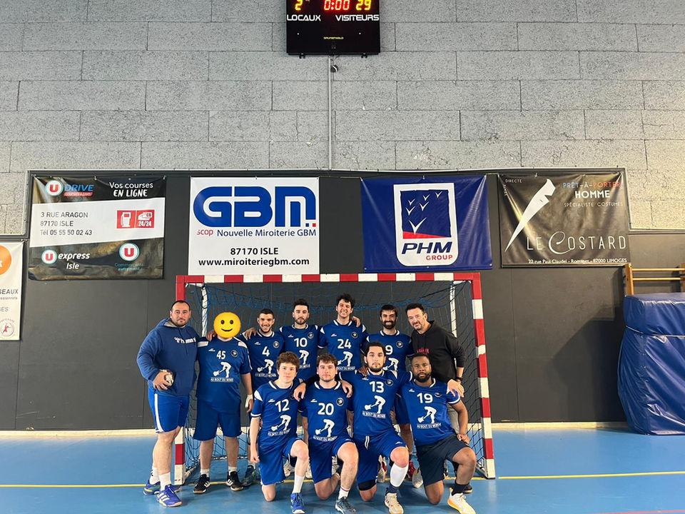 Équipe handball Couzeix Cour du Temple photo SG