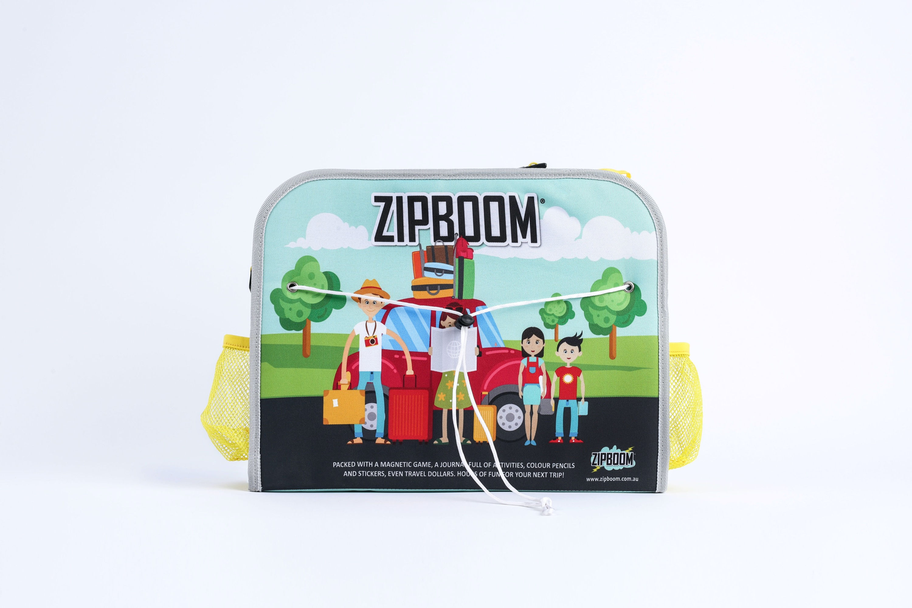 carry bag, carry on, travel tote, compact, light, bottle holder, car organiser, kids, adjustable table, velcro pouches,