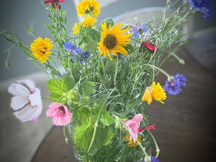 home grown wild flowers