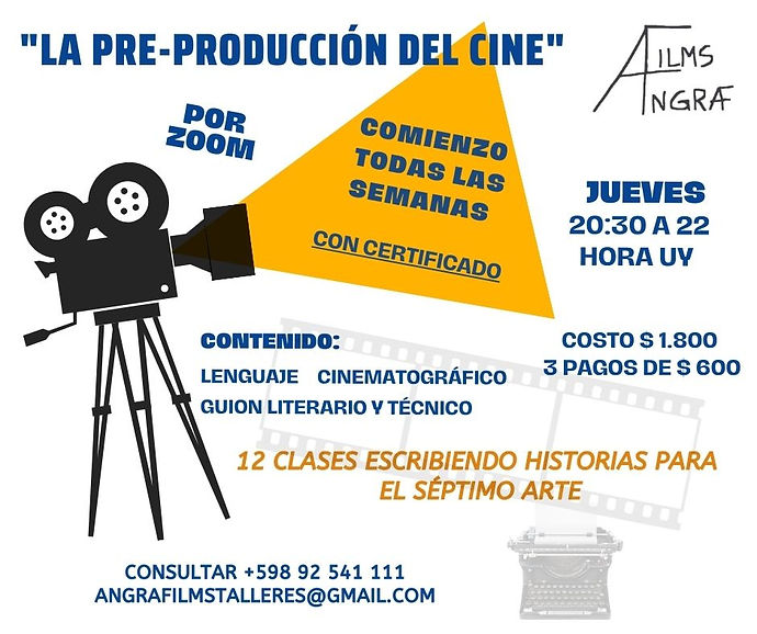 Preproducción del Cine