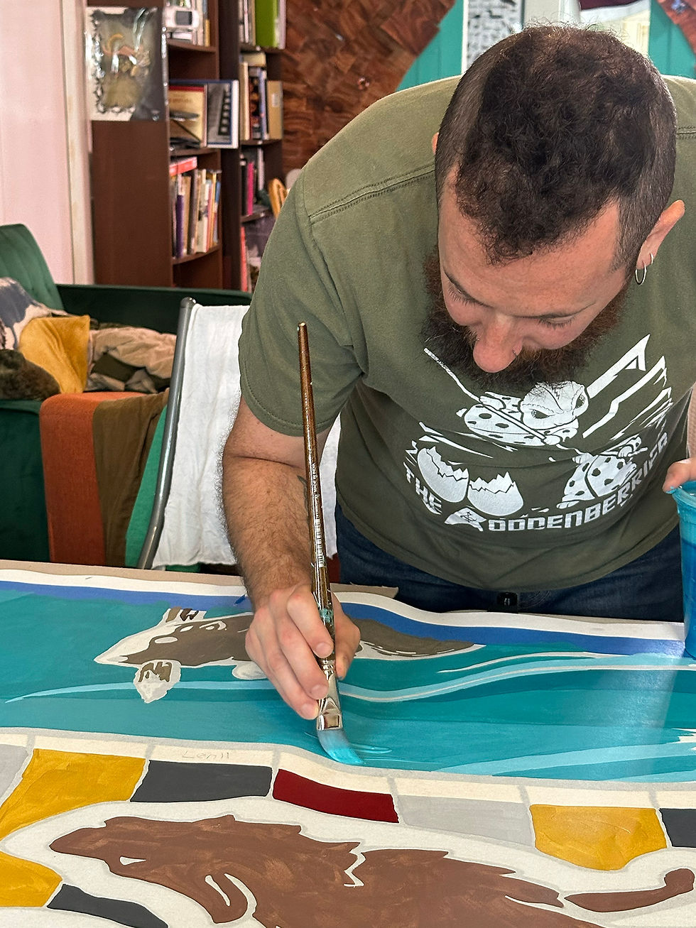 Andrew Geller painting