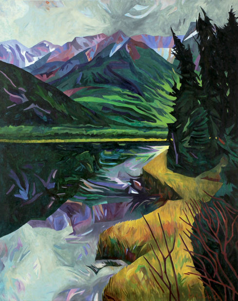 Near Banff by Ted Seeberg