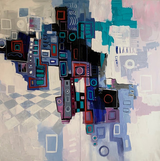 Blue Infinity (diptych)