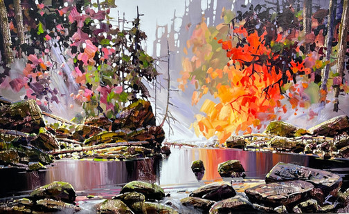 Color of Creek by Bi Yuan Cheng