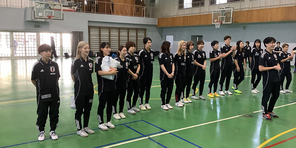 フットサル女子日本代表チームの皆さん