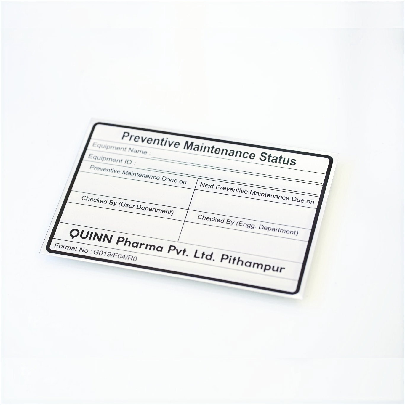 Aluminium Labels