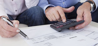 Men with Calculator