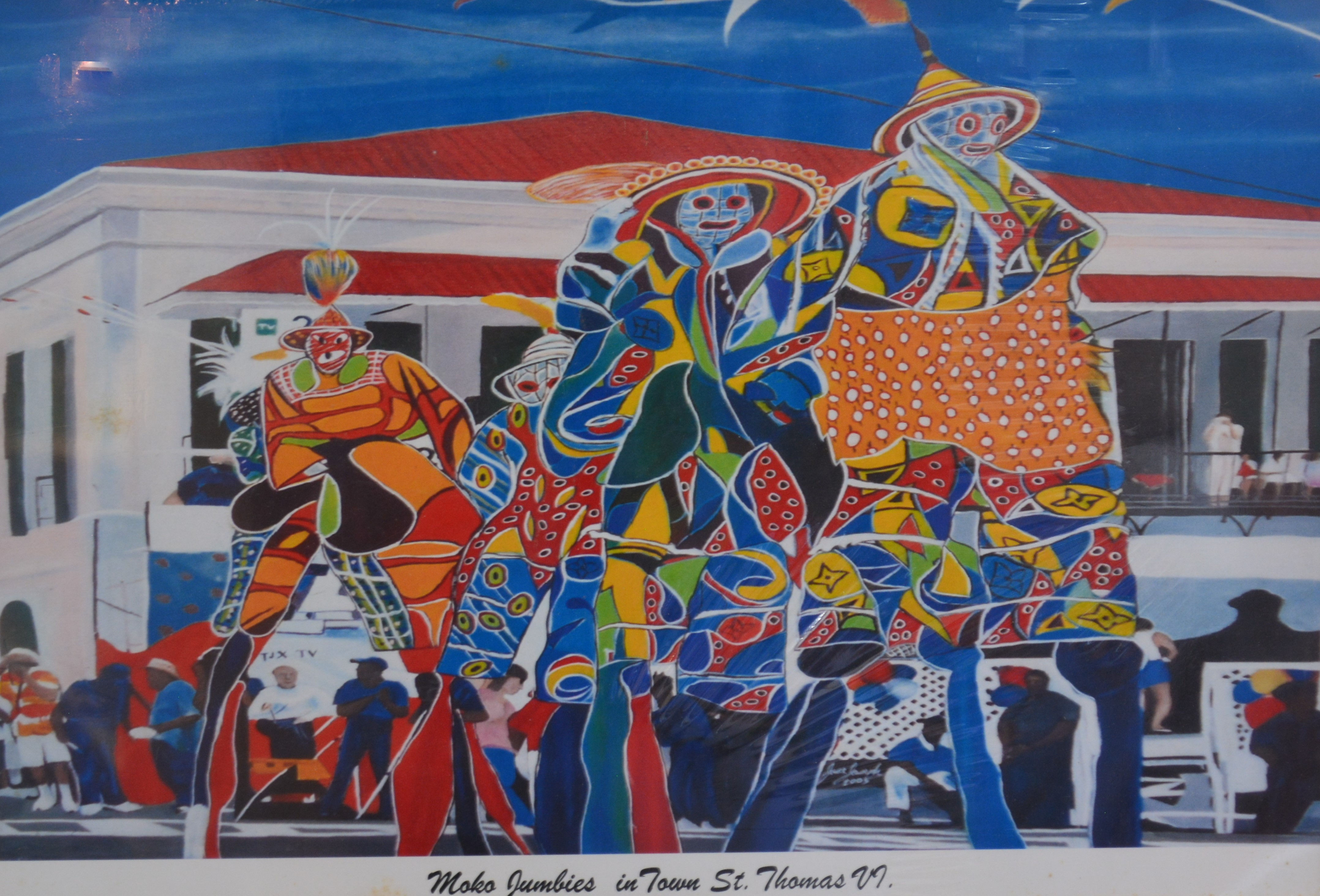 Moko Jumbies in St. Thomas