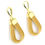 Thumbnail: Small Drop Golden Grass Earrings