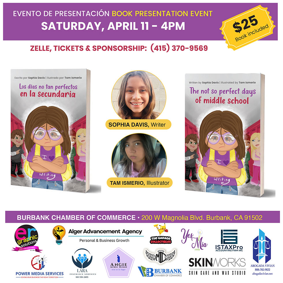 Special book launch The Not-So-Perfect Days of Middle School