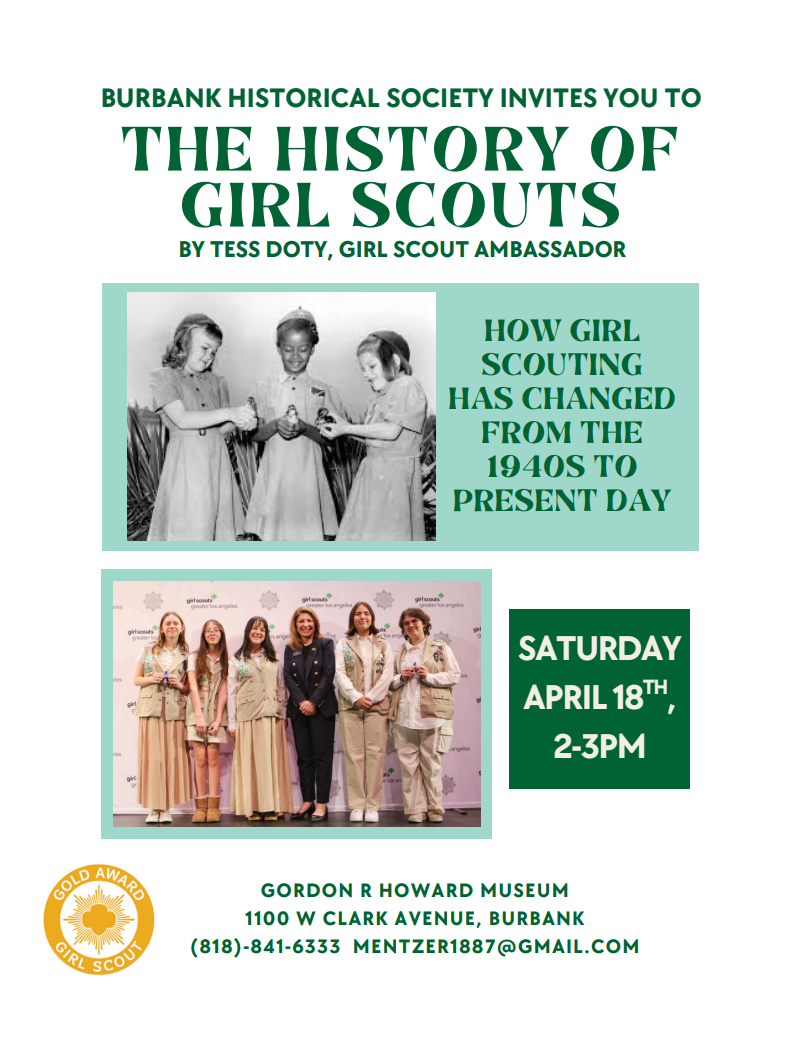 The History of Girl Scouts ~ BURBANK HISTORICAL SOCIETY