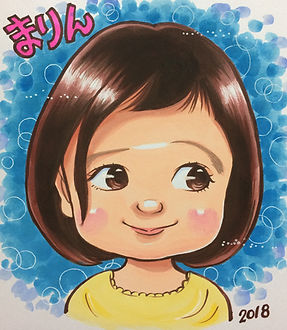 子供の似顔絵・まりん