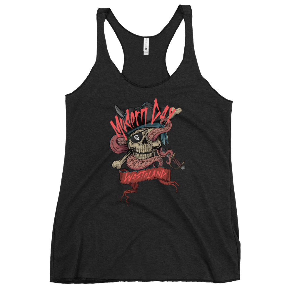 Women's Cut Racerback Pirate Tank