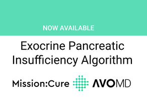 Mission: Cure and AvoMD Partner to Improve Exocrine Pancreatic Insufficiency Diagnosis and Treatment