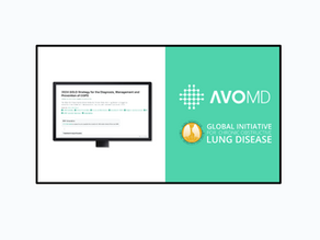 The Global Initiative for Chronic Obstructive Lung Disease (GOLD) Partners with AvoMD to Digitally Transform the Gold Report