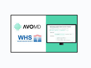 AvoMD Partners with The Wound Healing Society to Digitally Transform Guidelines