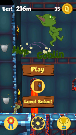 Hop Goblin Main Menu UI