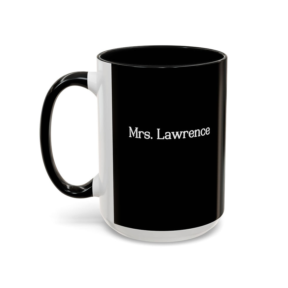 Thumbnail: Personalized Coffee Mug #Teacherlife Black