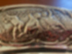 Thumbnail: HUGE REPOUSSE MINT GERMAN 1890s 800 SILVER TEA SET TRAY GERMANY ~21x16" STERLING