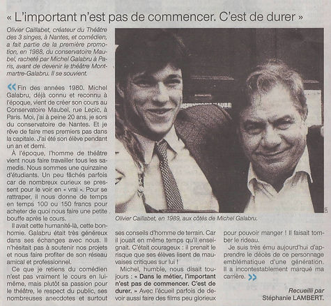 Michel Galabru - Olivier caillabet Théâtre