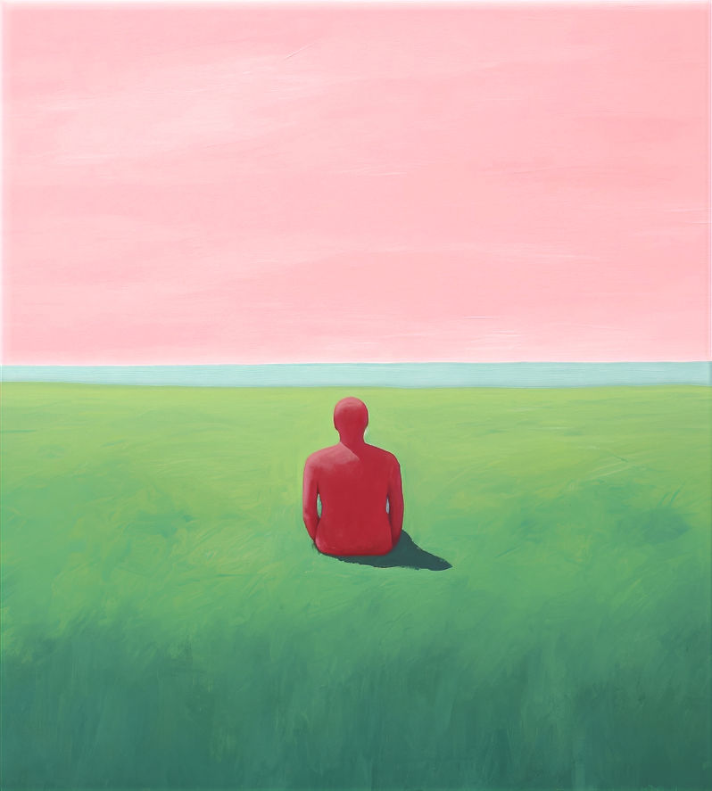 ayals6426_painting_a_pink_figure_sits_in_the_green_grass_a_br_b90ac1fc-03dd-40bf-b85b-5382