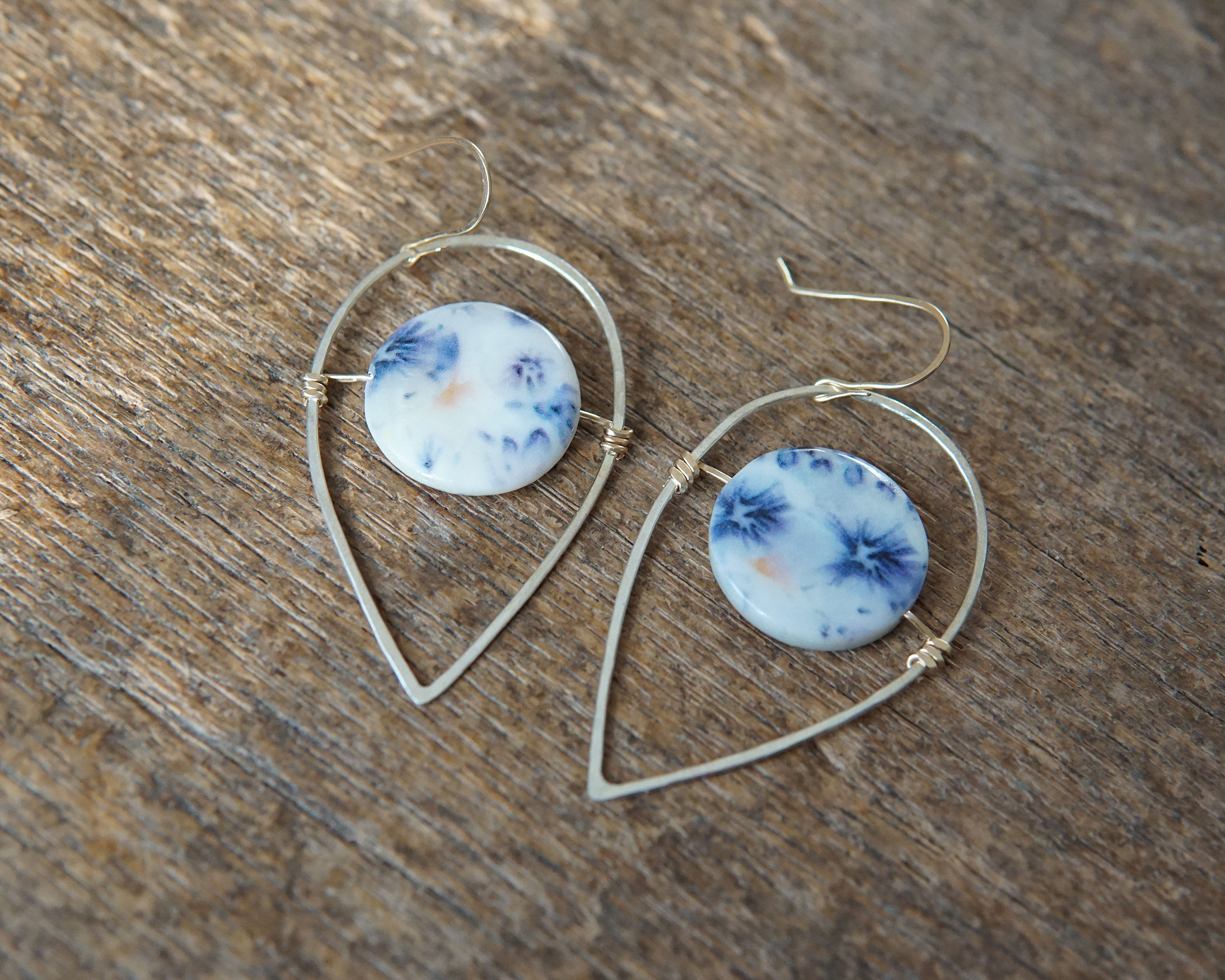 Bloom Earrings  |  Daisy Gold & Silver