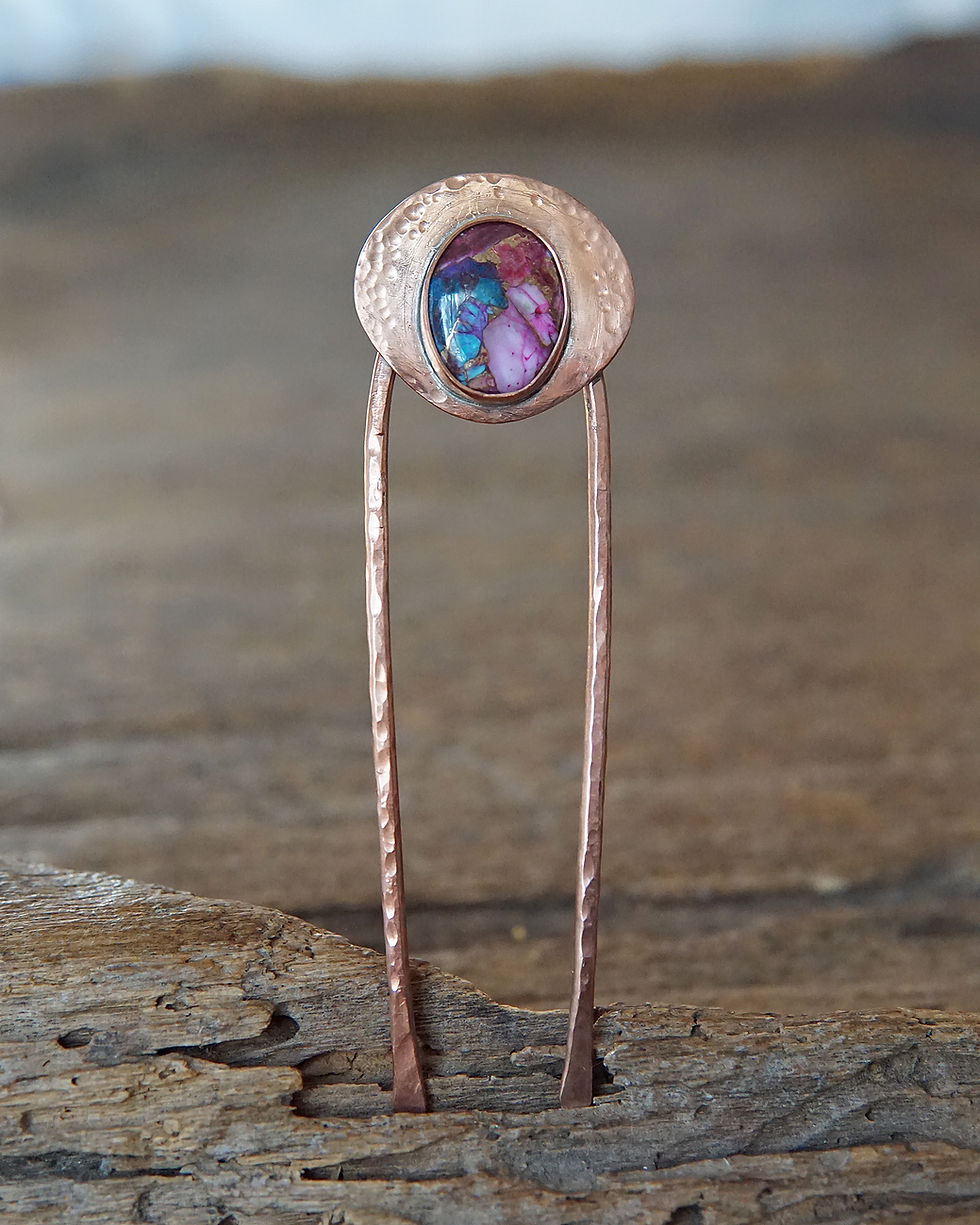 Thumbnail: Statement Hair Fork  |  Kingsman Mojave Turquoise