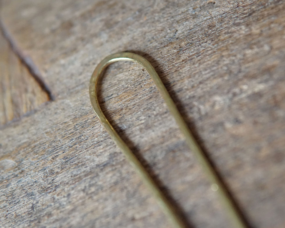 Thumbnail: Classic Hair Fork  |  Brass