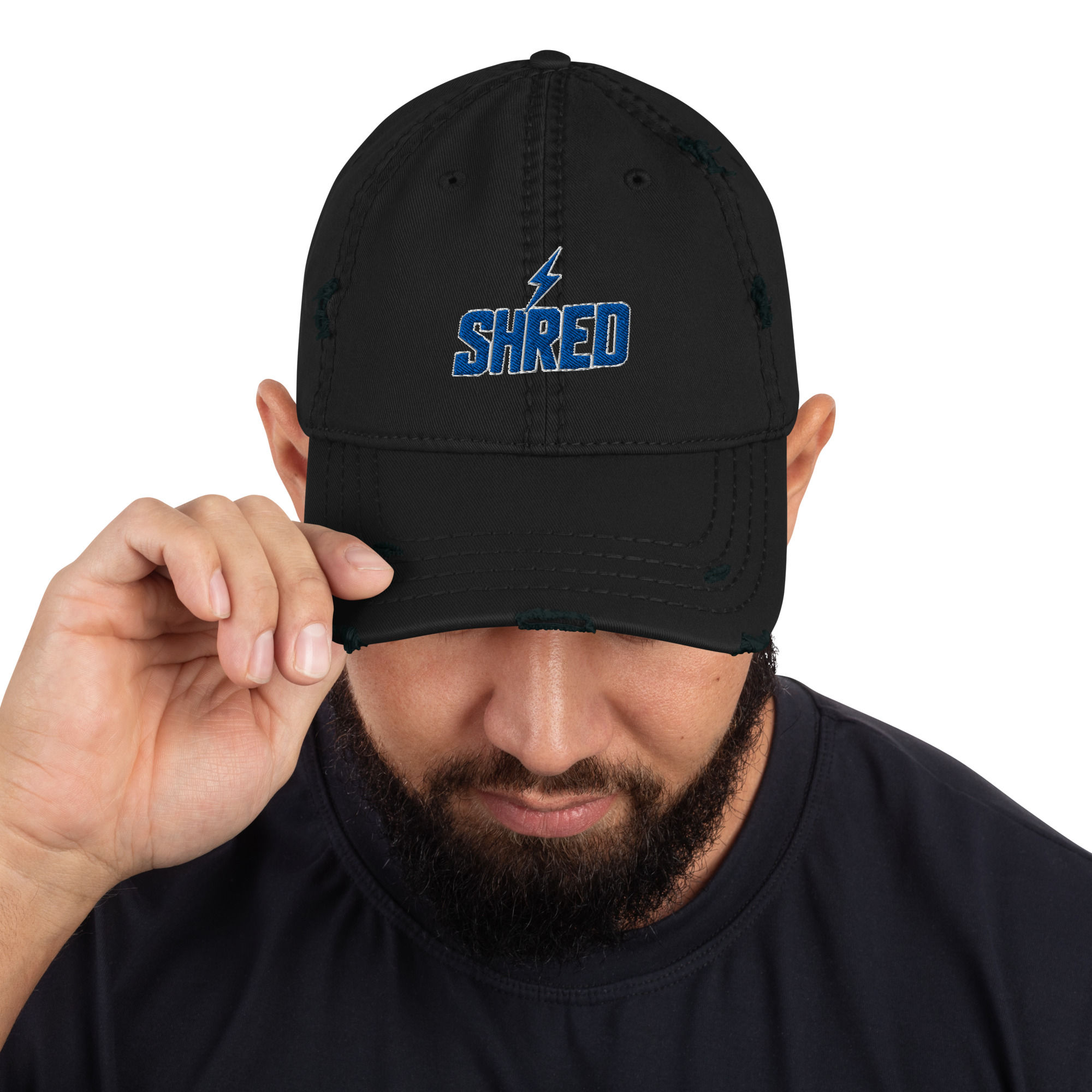 "Shred" Distressed Cap