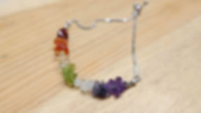 Chakra Adjustable Chip Bracelet 