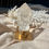 Thumbnail: Clear Quartz Cluster Point on Gold Stand 