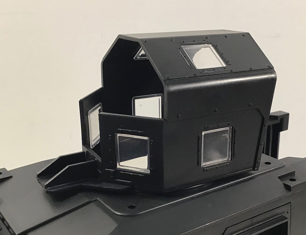 Thumbnail: MARV Turret Windows - Clear - 1:18 scale vehicle accessory