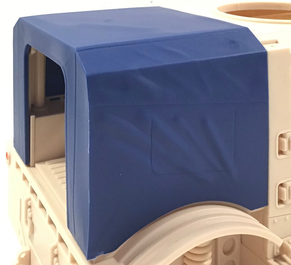 Thumbnail: MARV Rear Bed Cover - Blue - 1:18 scale vehicle accessory
