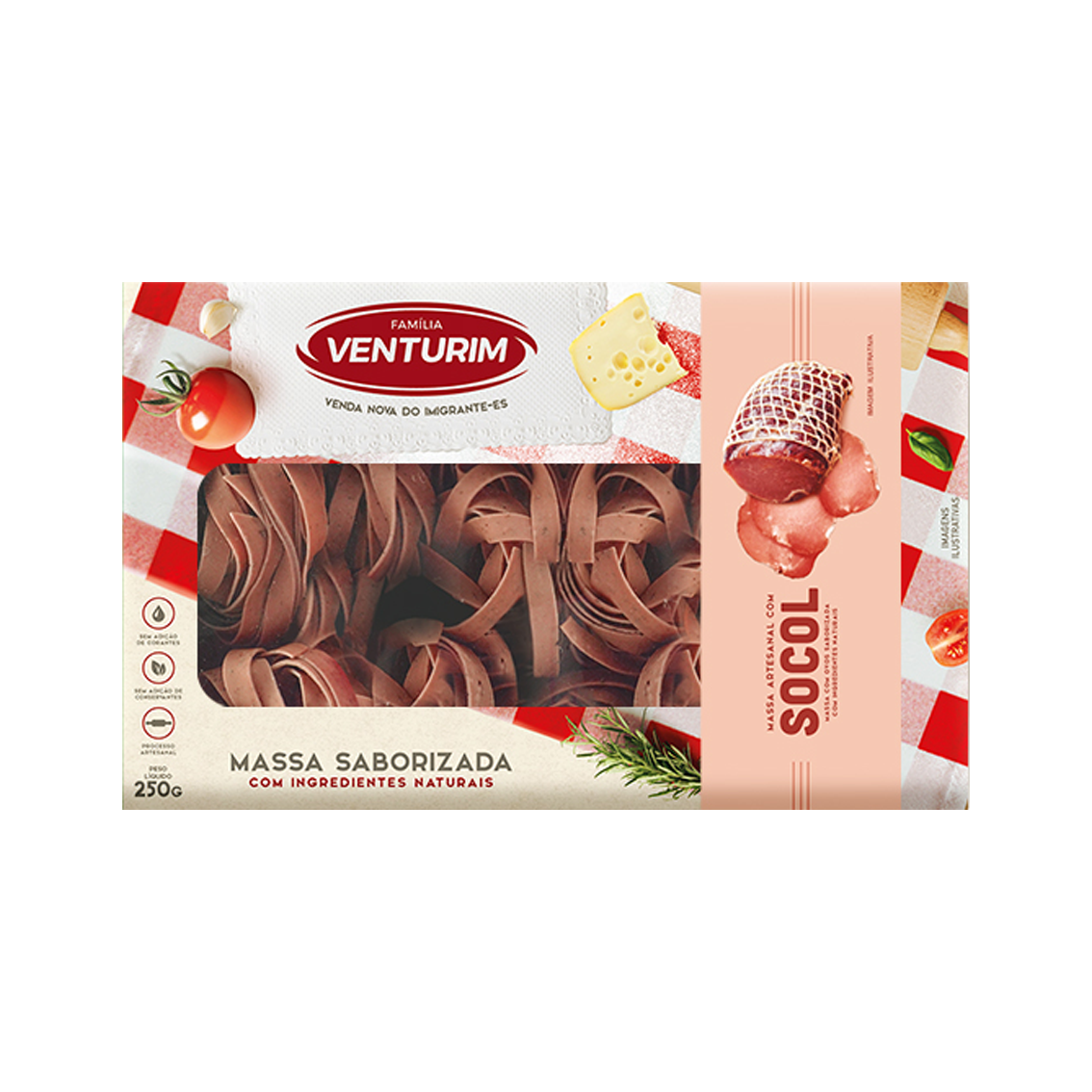 Massa Saborizada Socol 250g