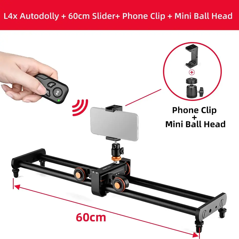 Thumbnail: YELANGU Autodolly Track Slider for Canon Nikon Sony DSLR Iphone12 13 Xiaomi
