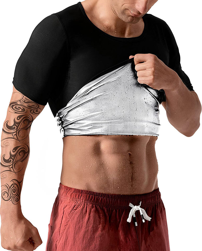 Thumbnail: Sauna Waist Trainer T-Shirt for Men