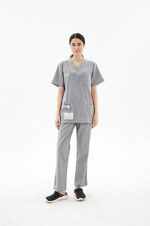 Thumbnail: Fashionable Spandex Hospital Uniform