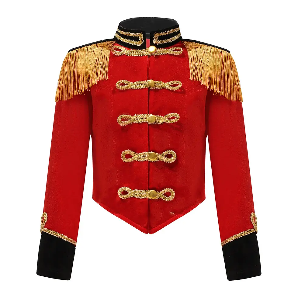 Thumbnail: Boys Girls Drum Major Uniform Nutcracker