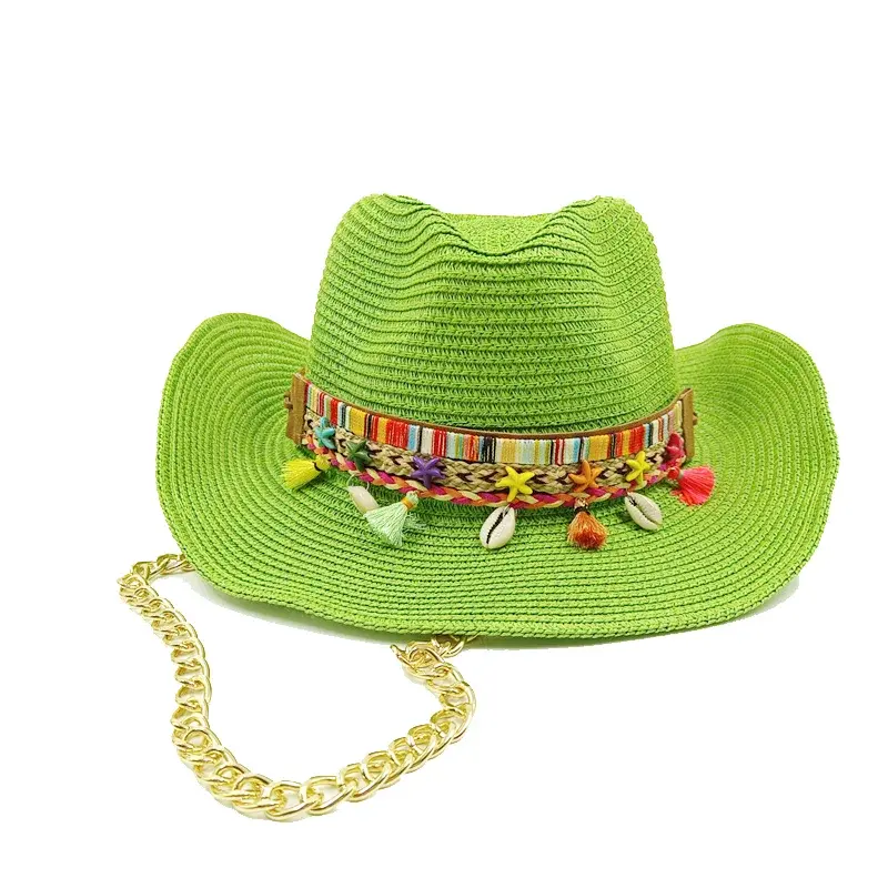 Thumbnail: Cowboy Hat Straw Hat UNISEX