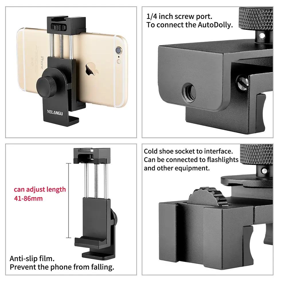 Thumbnail: YELANGU Autodolly Track Slider for Canon Nikon Sony DSLR Iphone12 13 Xiaomi
