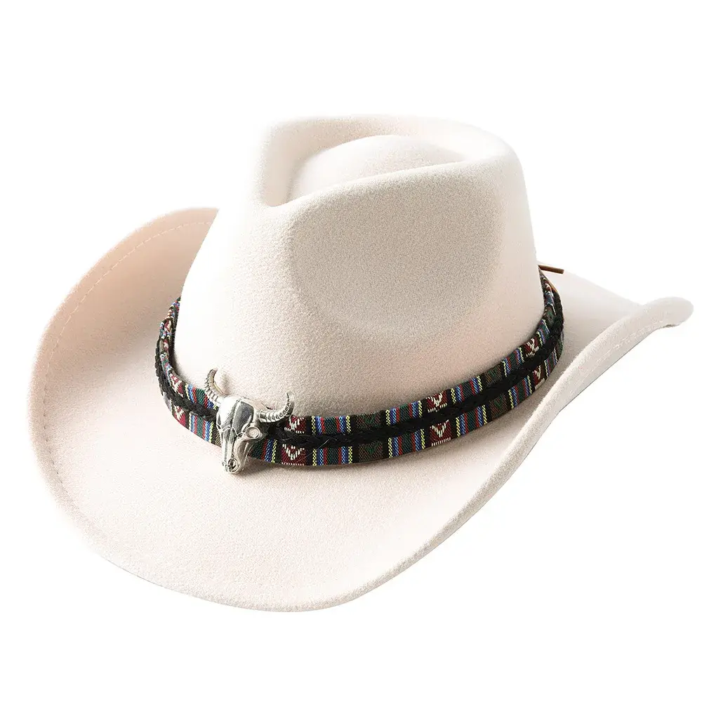 Felt Cowboy Hat for Men and Women